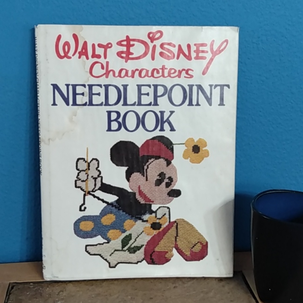 Walt Disney characters needlepoint book